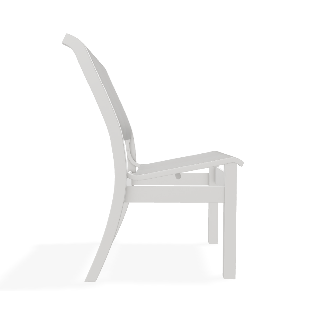 Leeward MGP Sling Stacking Armless Side Chair