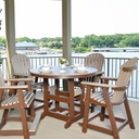 Garden Classic 48" Round Table Dining Height Patio Furniture