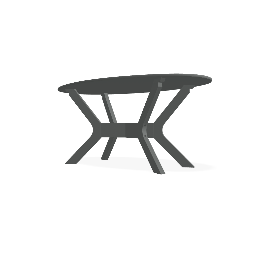 23.5&quot; x 42&quot; MGP Oval Coffee Table