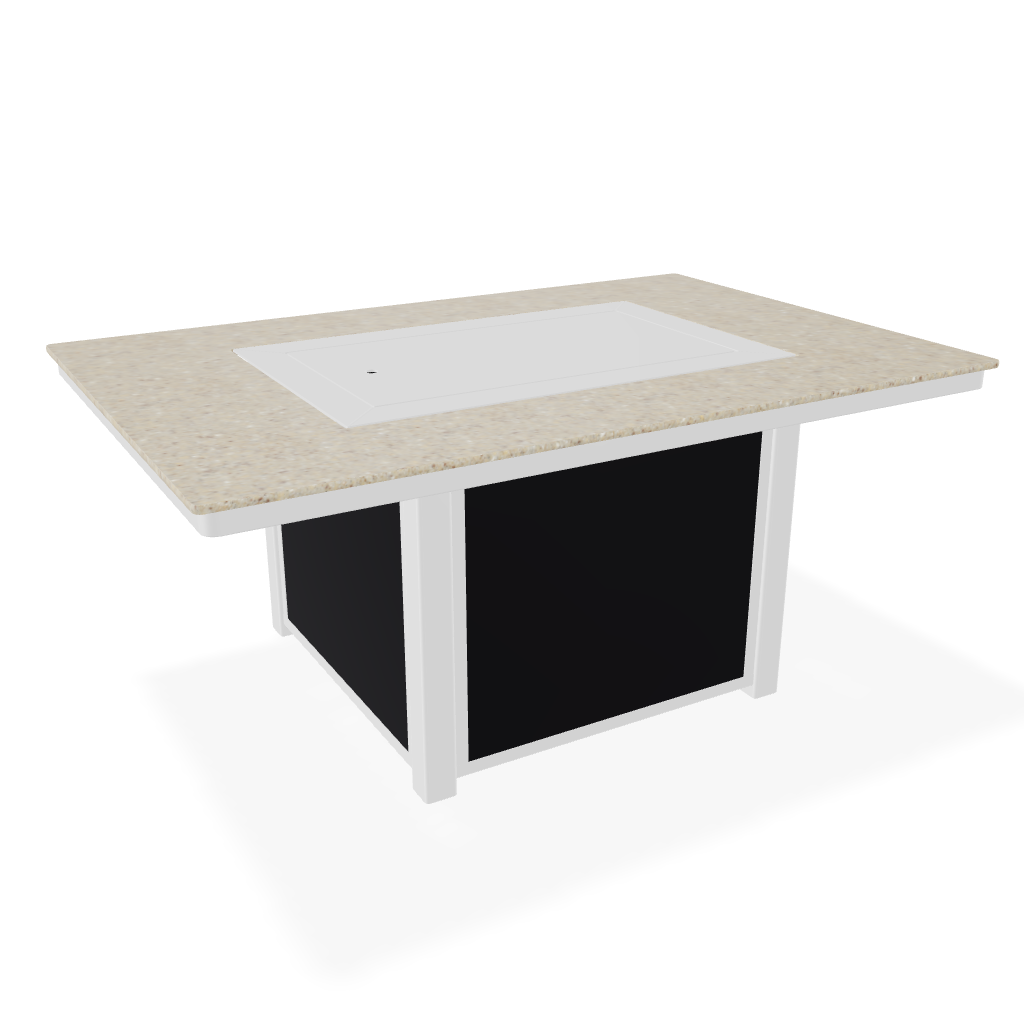 36" x 54" Rectangular Origins Top Fire Table