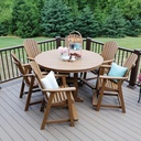 Garden Classic 60&quot; Round Table Counter Height Patio Furniture