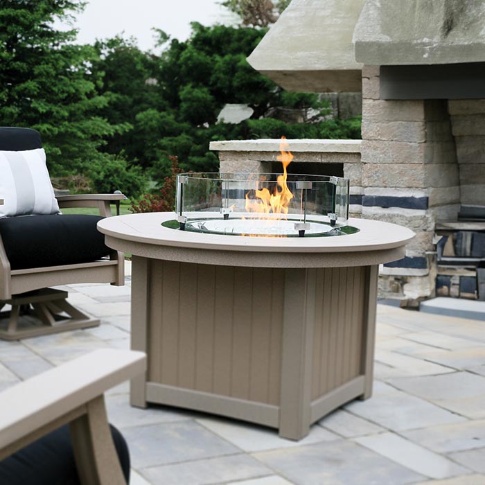 Donoma 44" Round Fire Bar Table