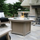 Donoma 44" Round Fire Bar Table