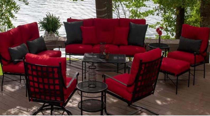 Meadowcraft Rectangular Mesh Top Coffee Table