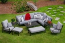Meadowcraft Rectangular Mesh Top Outdoor Coffee Table