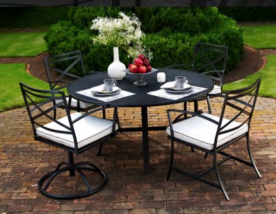 MeadowCraft Round Table Top Micro Mesh without Umbrella hole