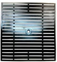 Meadowcraft Outdoor Slat Top Iron Rectangular Table