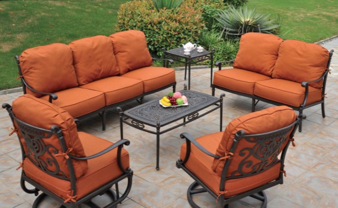 Grand Tuscany Club Loveseat Patio Furniture