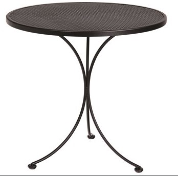 Meadowcraft Outdoor Bistro Table Round No Hole