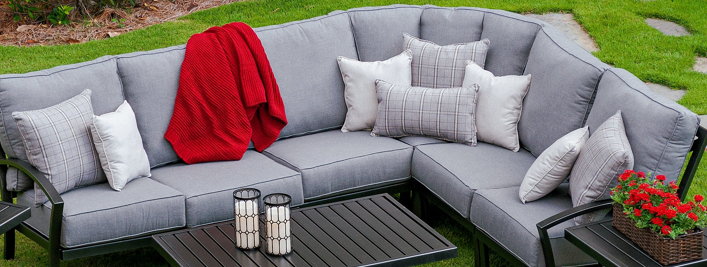 Meadowcraft Maddux Outdoor Living Right Arm Facing Sectional Unit