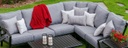 Meadowcraft Maddux Outdoor Living Right Arm Facing Sectional Unit