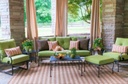 Meadowcraft Round Ottoman
