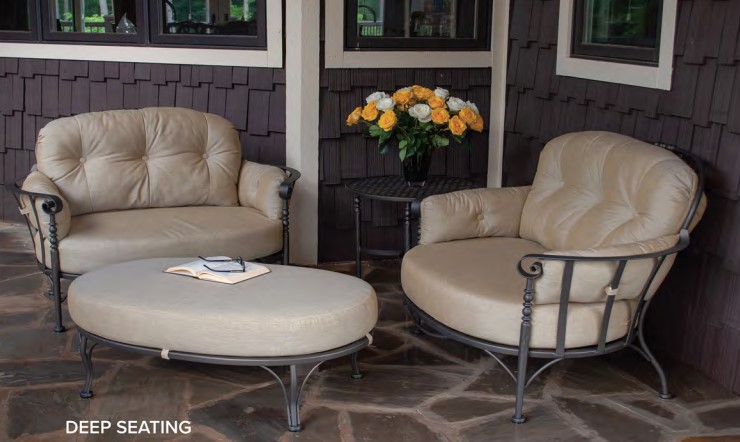 Meadow Craft Alexandria Patio Chaise Lounge