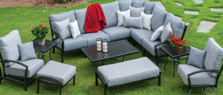 Meadowcraft Wrought Iron Maddux Patio Club Chair