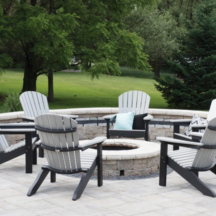 Comfo Back Adirondack Chair Patio Furniture