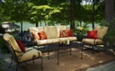 Meadowcraft Monticello Deep Seating Wrought Iron Club Chair