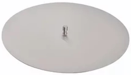 Berlin Gardens Donoma 21" Round Stainless Steel Burner Cover Fire Table Fire Pit