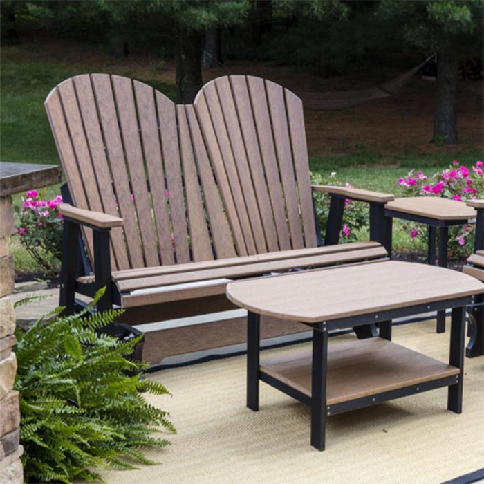 Comfo Back Double Glider Patio Furniture