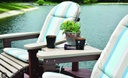 Berlin Gardens Adirondack Chair Tete-a-Tete Table Accessory