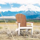 Comfo Back Folding Adirondack Chair Poly Outdoor Furniture
