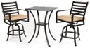 Hanamint Westfield Collection Swivel Counter Stool Patio Furniture