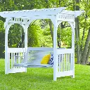 Vinyl Swing Arbor Arbors and A Frames