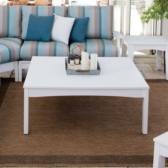 Classic Terrace Rectangle Coffee Table Poly Patio Furniture