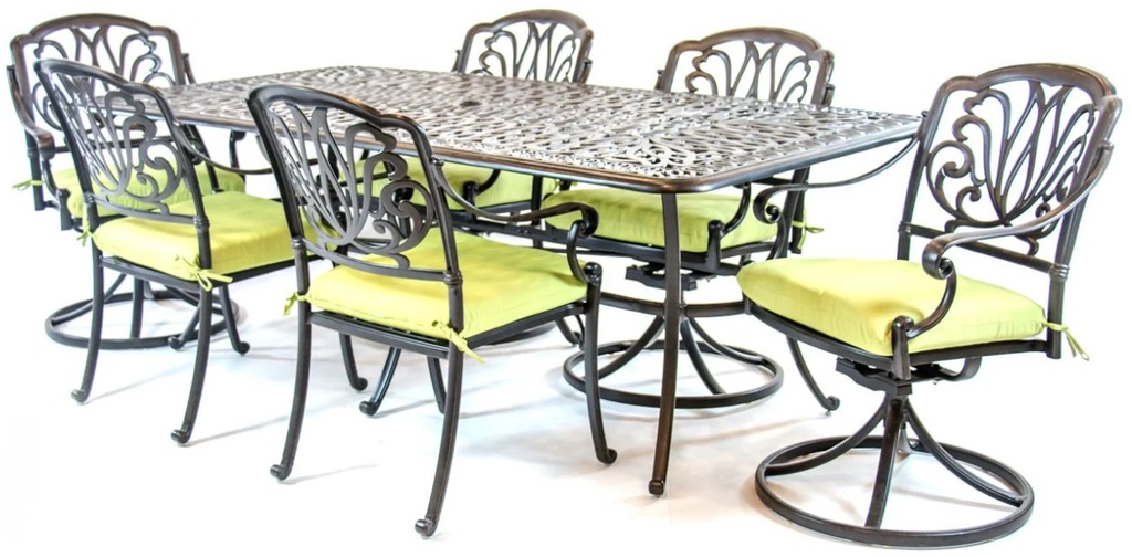 Biscayne 42" x 84" Rectangular Table Outdoor Furniture