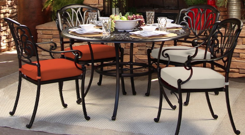 Biscayne 48" Round Table Patio Furniture