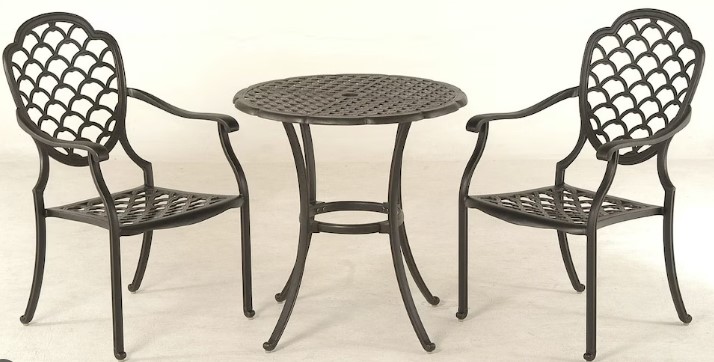 Hanamint Versailles Bistro Set Patio Furniture