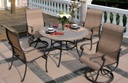 Valbonne Sling Swivel Rocker Outdoor Furniture