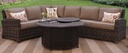 Tuscany 48" Round Enclosed Gas Fire Pit Outdoor Living