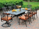 Hanamint Tuscany 42" x 76" Rectangular Extension Table Outdoor Furniture