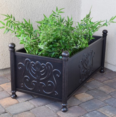 Tuscany 18" x 36" Rectangle Planter Box Outdoor Furniture