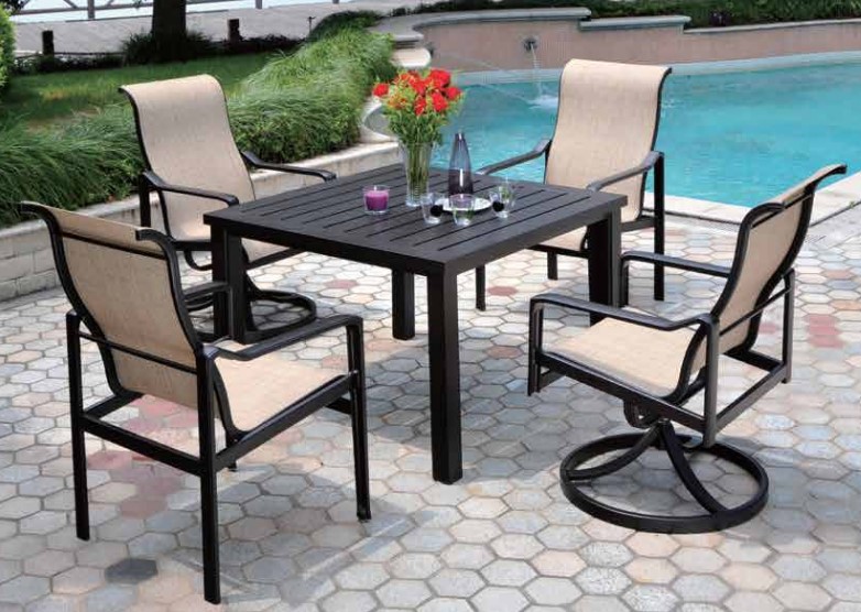 Sherwood 44" Square Table Patio Furniture