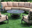 Round Stainless Steel Ice Bucket Patio Furniture