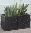 Lattice 18" x 36" Rectangle Planter Box Outdoor Living Outdoor Planting