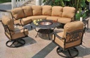 Grand Tuscany 48" Round Wood Fire Pit Outdoor Living
