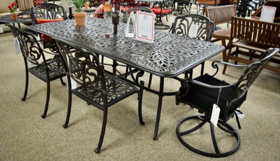 Biscayne 42" x 84" Rectangular Table Patio Furniture