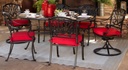 Biscayne 42" x 72" Oval Table Outdoor Living