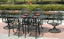 Biscayne 42&quot; x 72&quot; Oval Table Patio Furniture