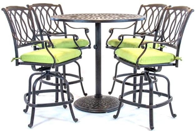 Hanamint Mayfair Swivel Bar Stool Outdoor Furniture