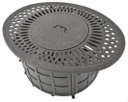 Mayfair 39" x 52" Oval Enclosed Gas Fire Pit Table Outdoor Furniture