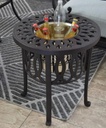 Mayfair 20" Round Ice Bucket Side Table Patio Furniture