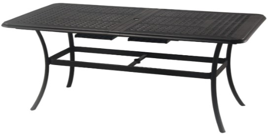 New Classic 42" x 76" Rectangle Extension Table, Expands to 100" Outdoor Living