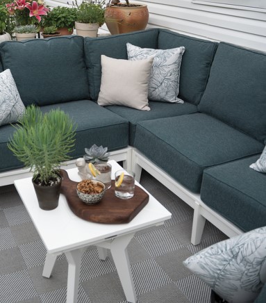 Berlin Gardens Mayhew Replacement Sectional Back Cushion Patio Furniture