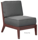 Mayhew Center Armless Chair Outdoor Patio Furniture