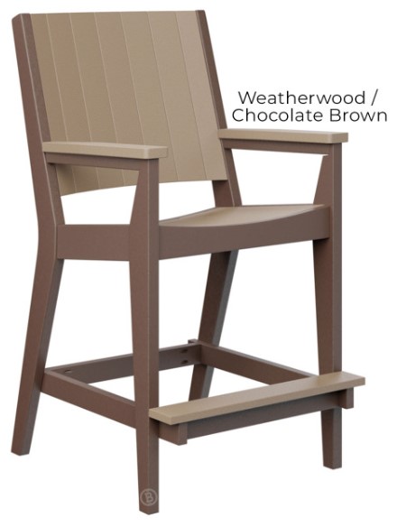 Berlin Gardens Mayhew Chat Bar Chair Outdoor Living