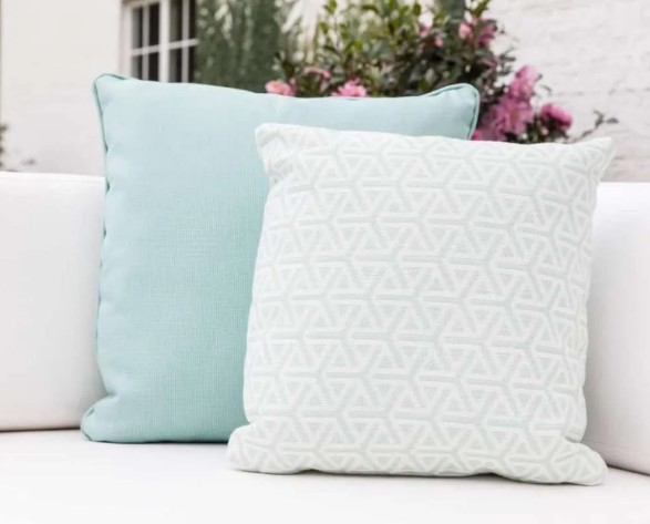 15” Square Throw Pillow Patio Furniture