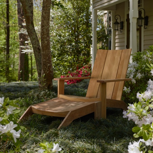 ASHLAND TEAK ADIRONDACK OTTOMAN - Thumbnail 5